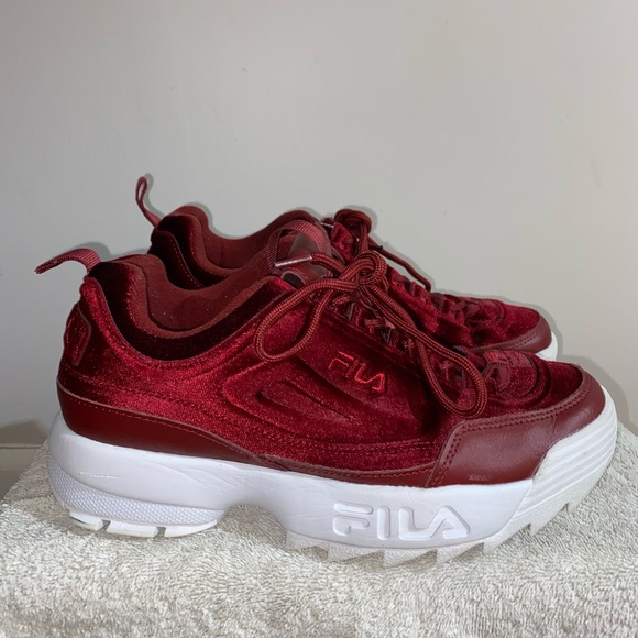 fila velvet shoes